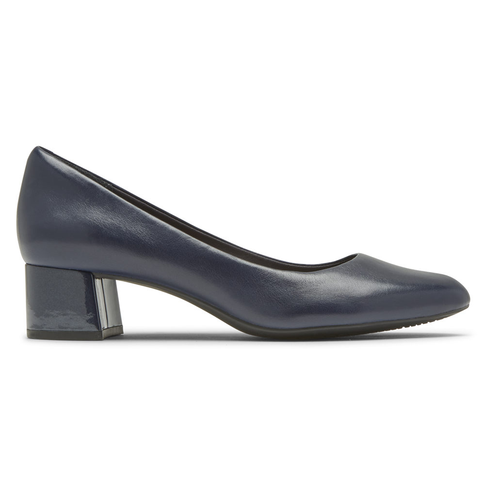 Rockport Singapore Womens Pumps - Total Motion Sydney Navy - GF1542368